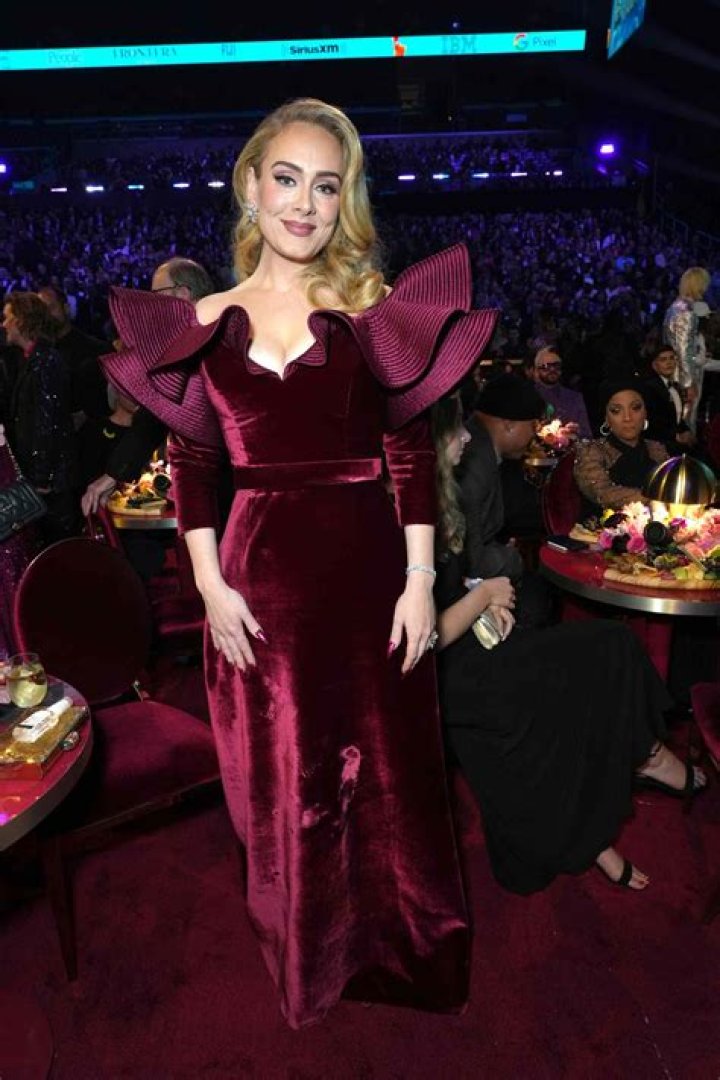 Adele Stuns In Figure-Hugging Dress As She Teases ‘Oh My God’