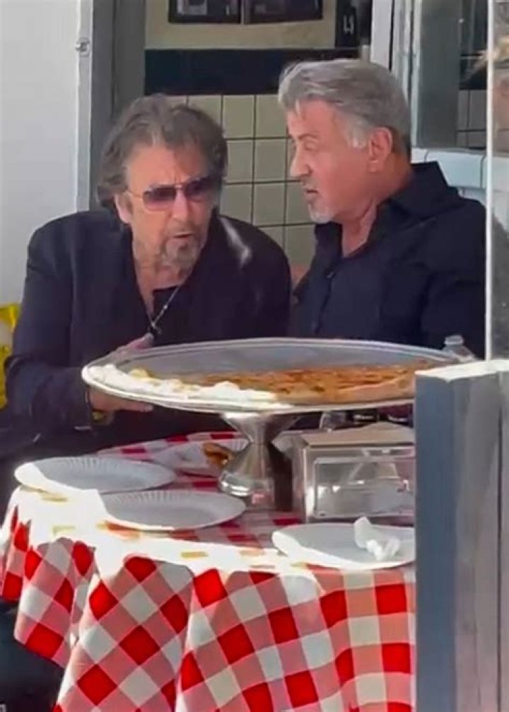 Al Pacino & Sylvester Stallone At Lunch In Beverly Hills: Photos – Hollywood Life