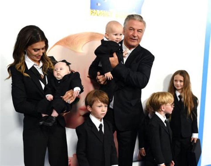 Alec & Hilaria Baldwin Brave Chaos On NYC Stroll With All 6 Kids, Aged 3 Mos. To 7 — See Pics