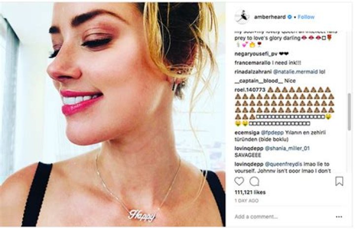 Amber Heard Trolled With Poop Emojis On Instagram After Johnny Depp Bed Drama – Hollywood Life