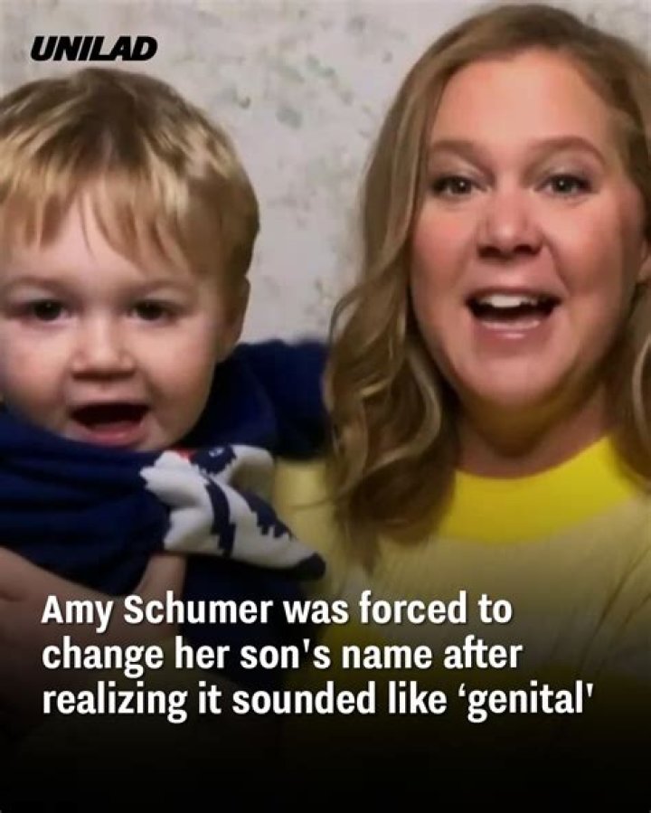 Amy Schumer Changed Son Gene’s Name Because It Sounded Like ‘Genital’ – Hollywood Life