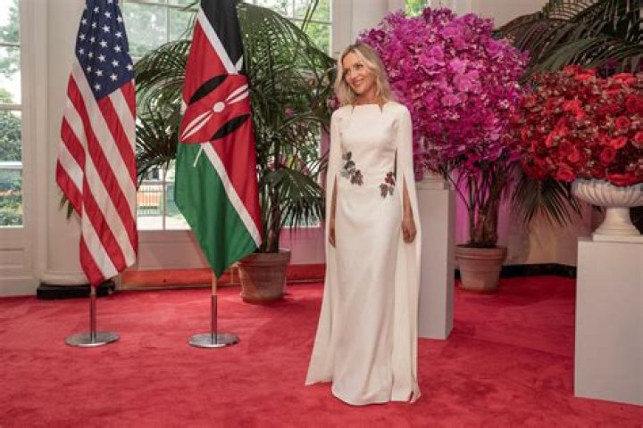 Ashley Biden, 41, Slays In Blue Strapless Gown At Dad’s 1st State Dinner