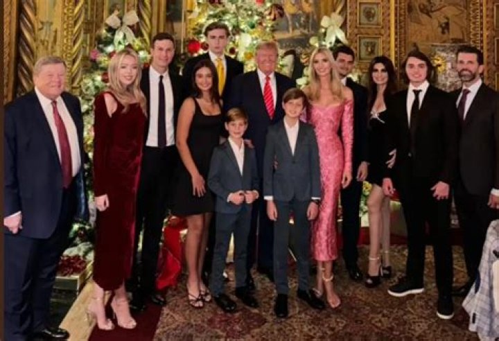 Barron Trump, 13, Towers Over Mom Melania & Dad Donald As They Leave For Family Christmas Trip 