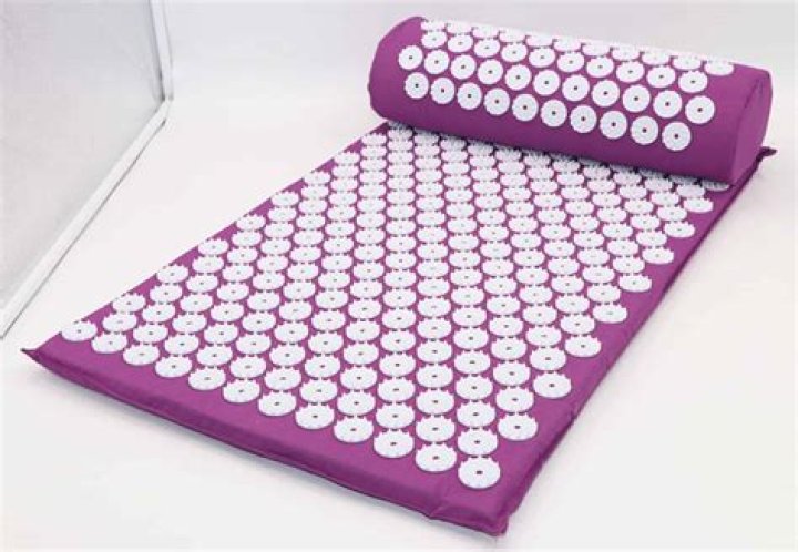 Relieve Back & Neck Stress With This Acupressure Mat That Has Over 19k Reviews & Is On Sale For Under $50
