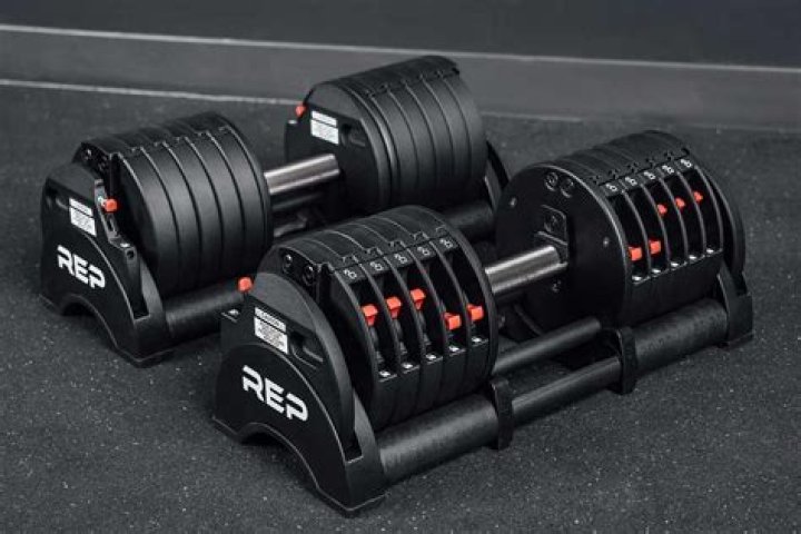 These Adjustable Dumbbells Have 5 Weights In One & They’re On Sale For Under $70