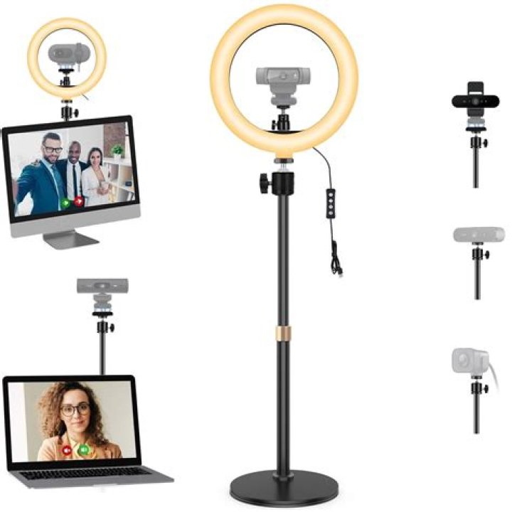 This Webcam With A Built In Ring Light Will Make Sure You Look Gorgeous On Virtual Dates