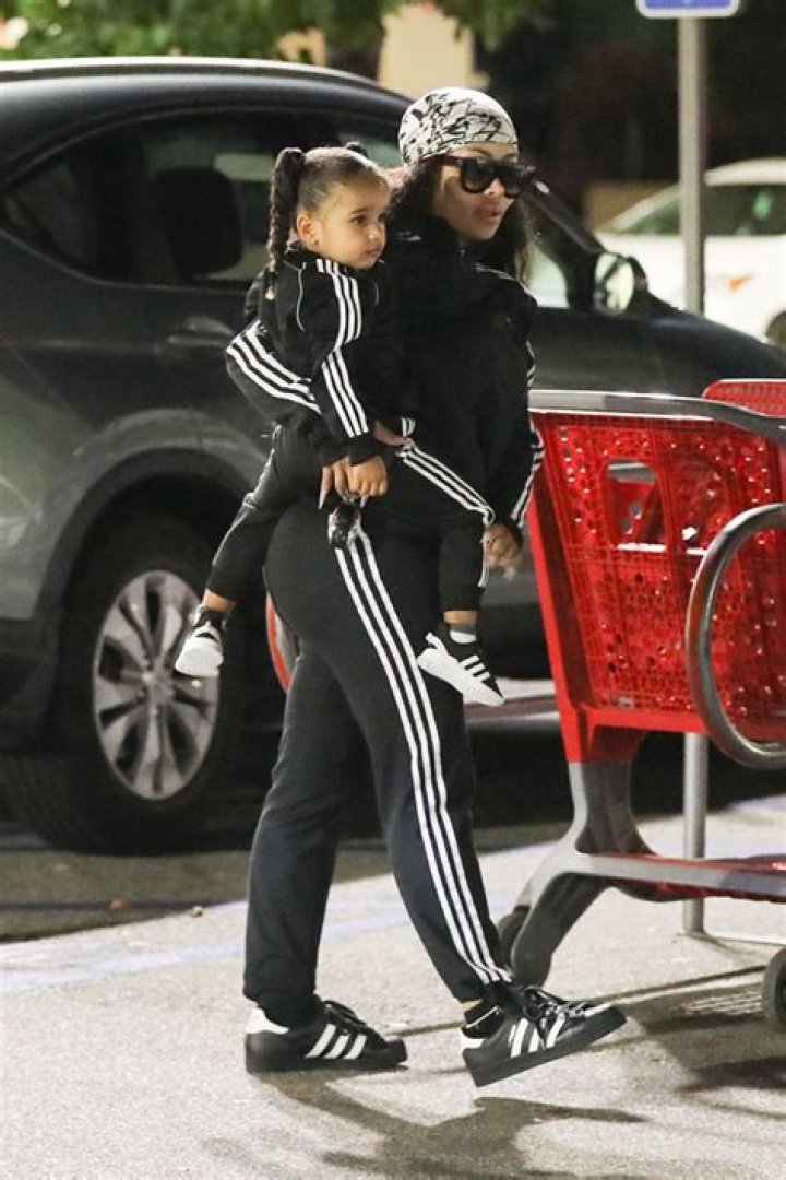 Blac Chyna & Dream Kardashian, 2, Twin In Matching Black Tracksuits — Sweet Pic