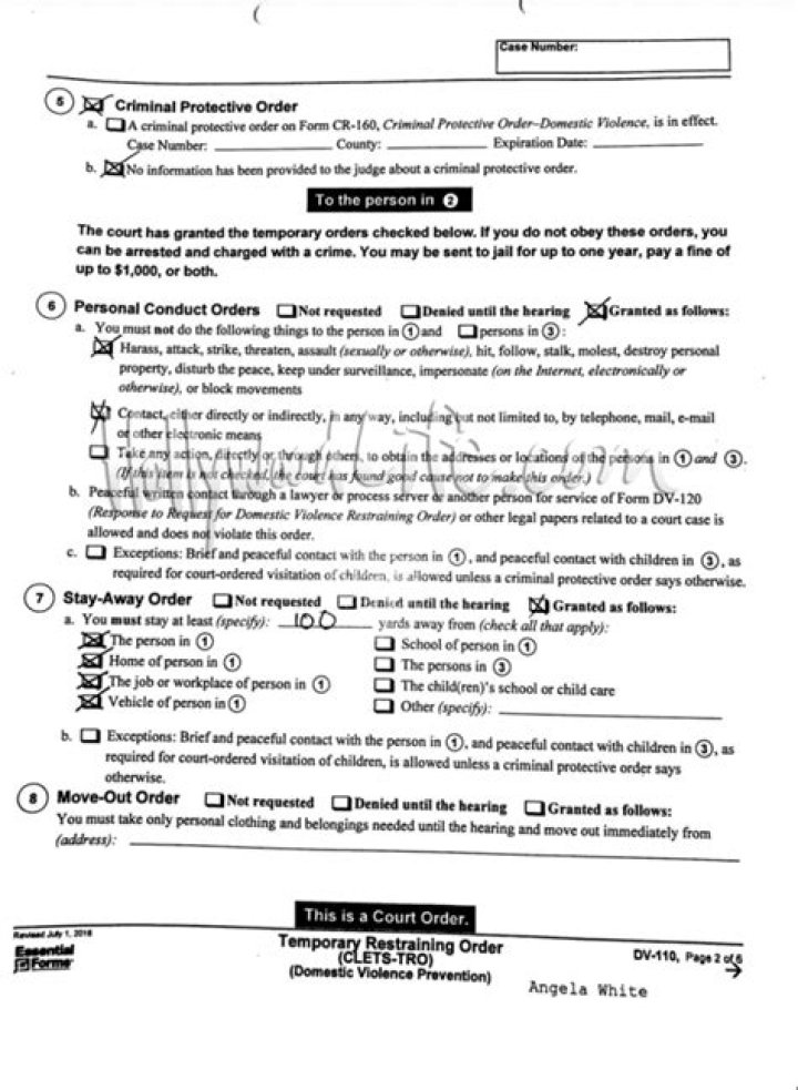 Blac Chyna’s Restraining Order Against Rob Kardashian — DOCUMENTS