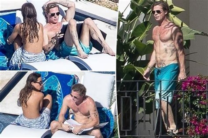 Brad Pitt Goes Shirtless With Girlfriend Ines de Ramon In Cabo: Photos – Hollywood Life