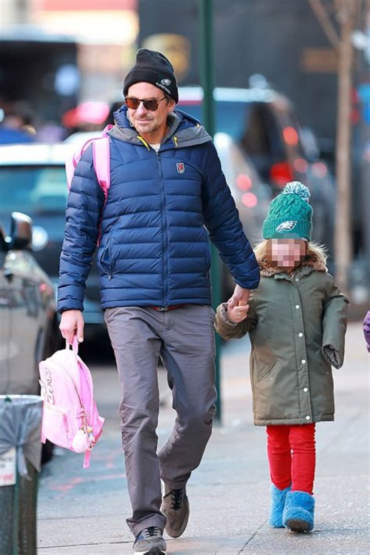 Bradley Cooper Holds Hands With Daughter Lea, 3, As They Bundle Up In Snowy NYC