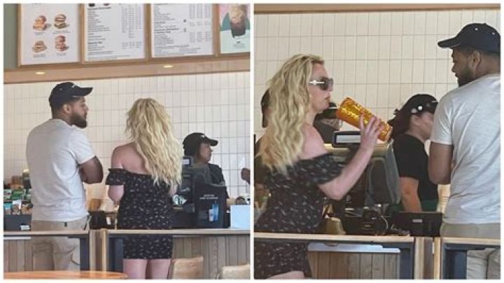 Britney Spears & Mystery Man Get Food: Photos – Hollywood Life