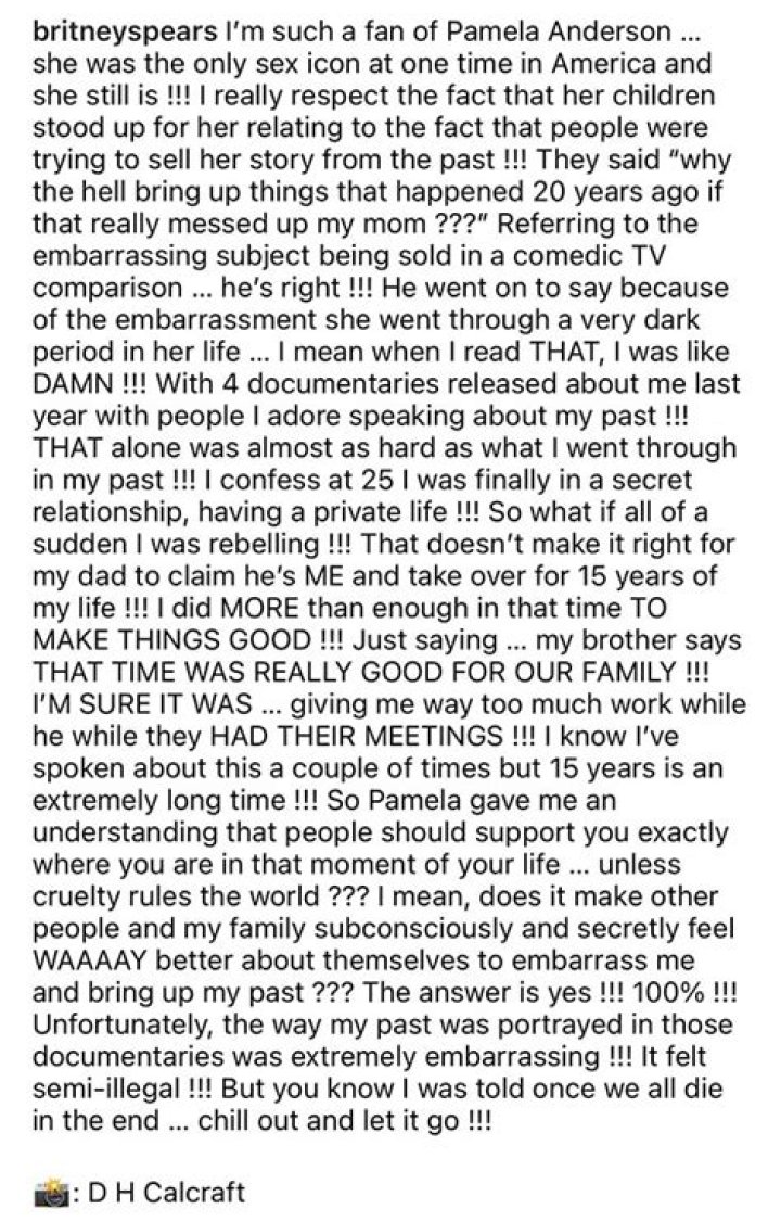 Britney Spears Shades Sons After Pamela Anderson’s ‘Stood Up For Her’ – Hollywood Life