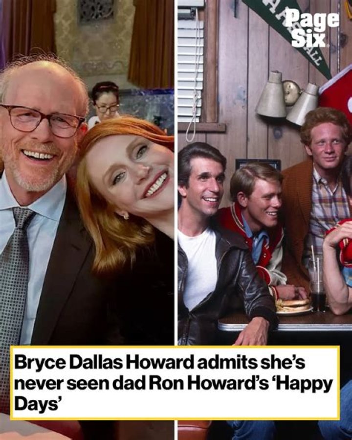 Bryce Dallas Howard Reveals She’s Never Seen Dad Ron’s ‘Happy Days’ – Hollywood Life