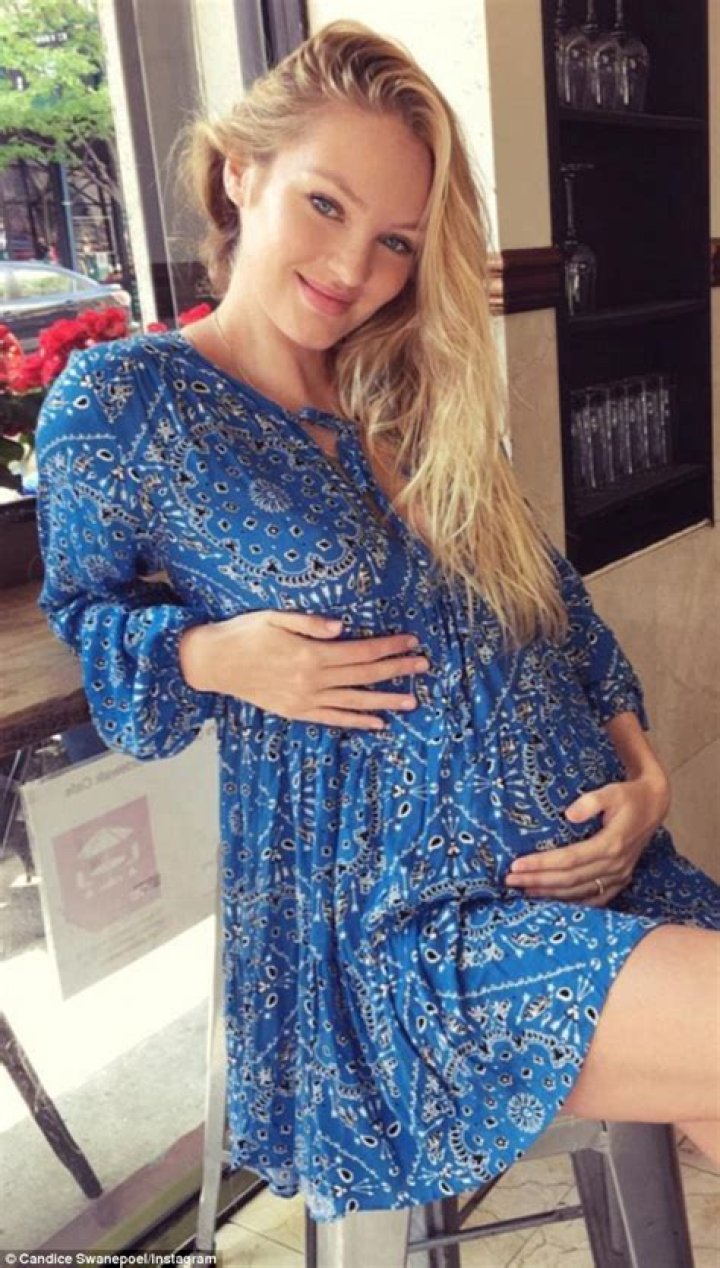 Candice Swanepoel Flaunts Toned Abs While Holding Baby Son 3 Mos. After Giving Birth