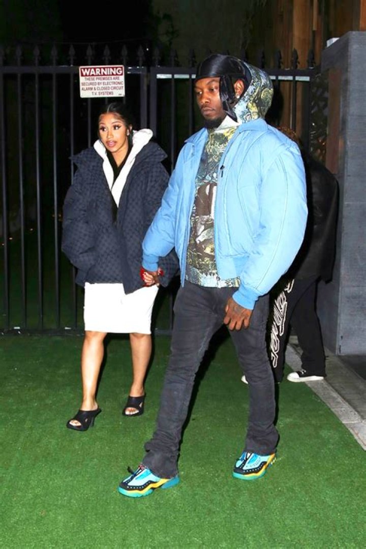 Cardi B’s Baggy Gucci Coat With Offset On Date Night – Outfit Photos – Hollywood Life