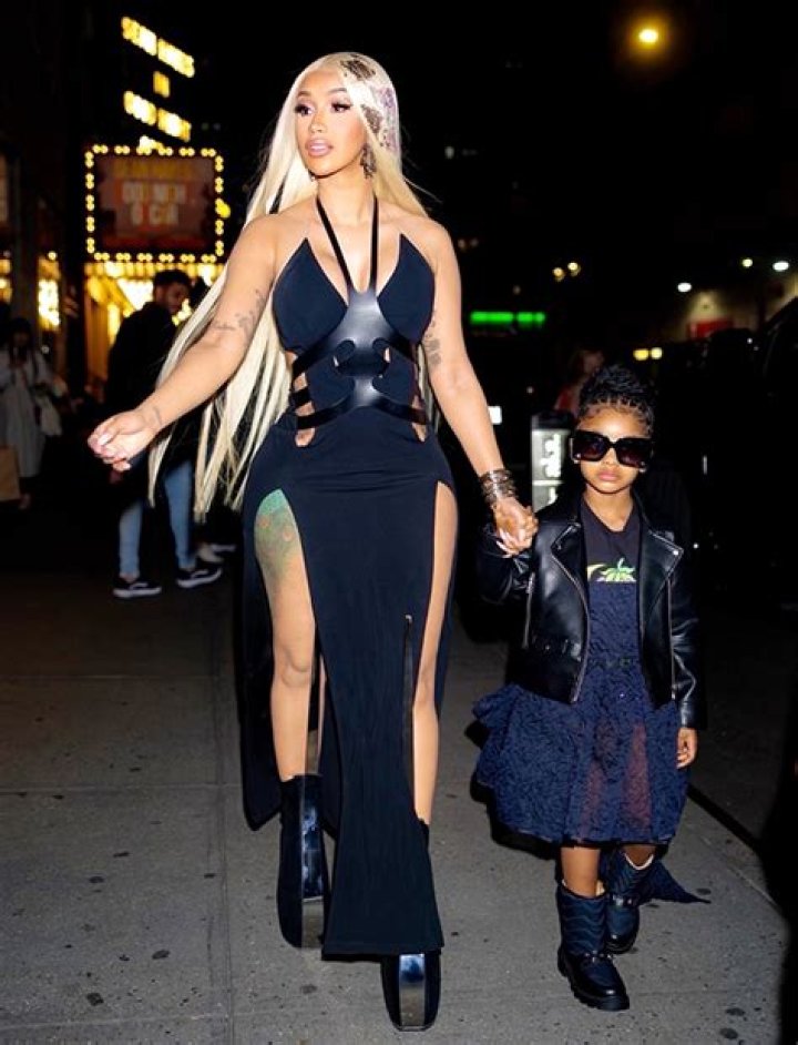 Cardi B’s Daughter, 2, Hilariously Interrupts Her While She’s Taking A Sexy Video In Super Plunging Corset