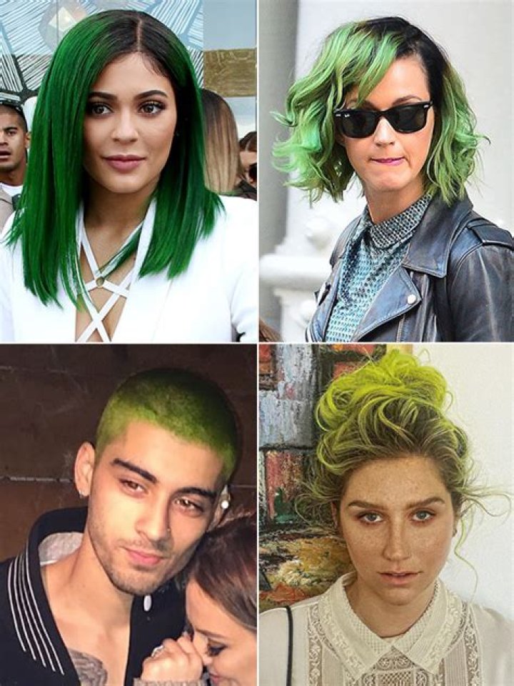 Celebrities With Green Hair — Kylie Jenner, Zayn & More For St. Patrick’s Day – Hollywood Life