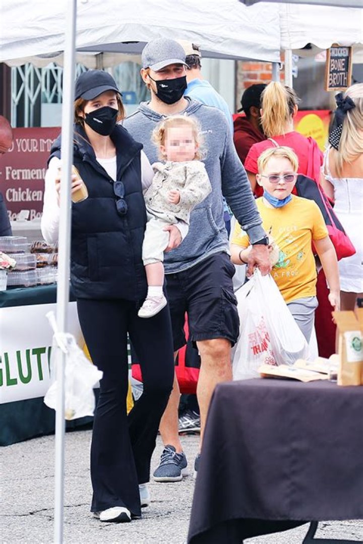 Chris Pratt Bonds With Son Jack & Daughter Lyla At Farmers Market With Katherine Schwarzenegger