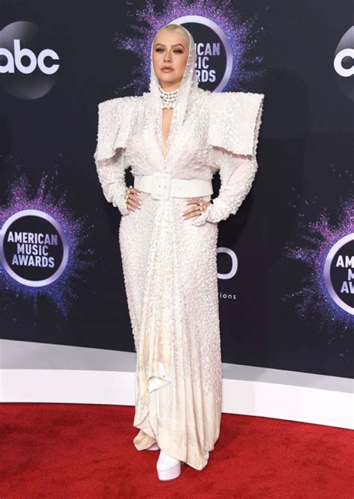 See Her White Beaded Dress – Hollywood Life