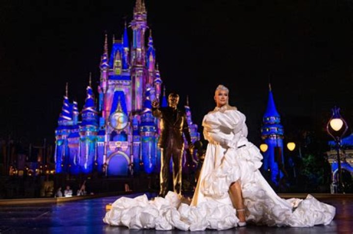 Christina Aguilera Looks Like A Princess In White Gown & Tiara At Disney World: A ‘Full Circle’ Moment