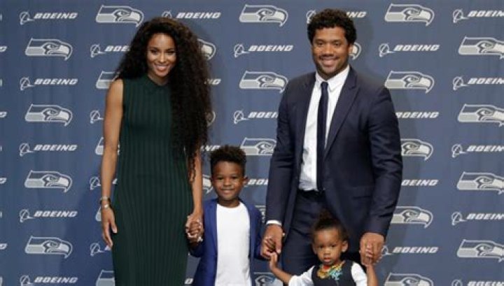 Ciara All Smiles With Son Future, 5, & Daughter Sienna, 2, While Supporting Russell Wilson At Game
