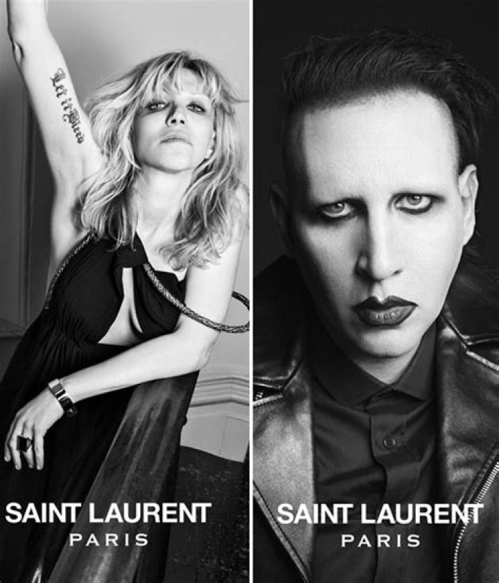 Courtney Love & Marilyn Manson For Saint Laurent — See The New Ads – Hollywood Life