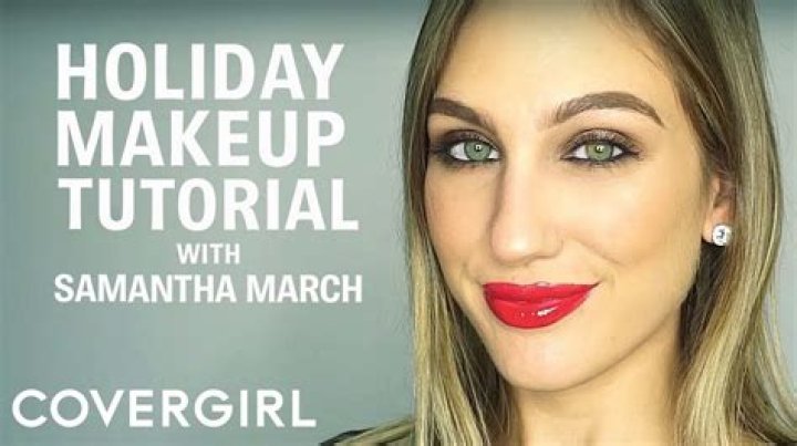 TikTok Star Dana Hasson Reveals How To Get Glowing Skin & A Bright Red Lip In Holiday Beauty Tutorial