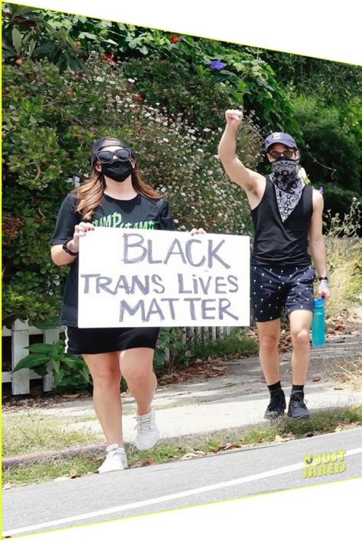 Darren Criss & Wife Mia Swier Demand Justice For ‘Black Trans Lives’ As They Protest In LA — Pics