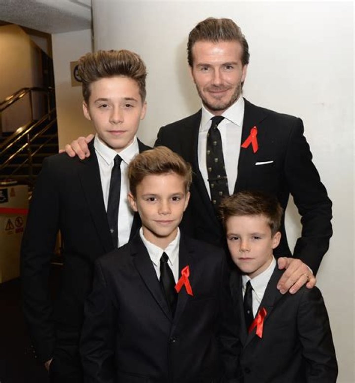 Victoria Beckham’s Sons Brooklyn, 21, Romeo, 17, & Cruz, 15, Look Just Like Their Dad David In Sweet New Pic