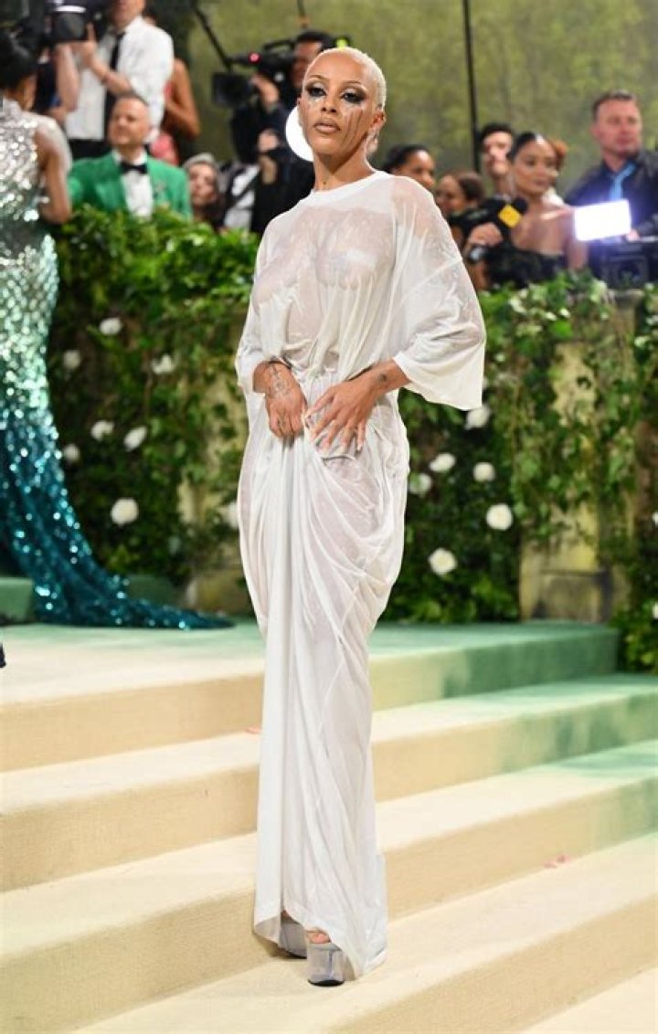 Doja Cat Stands Out at 2024 Met Gala in See-Through Wet Bed Sheet Dress & Tearful Mascara: Photos