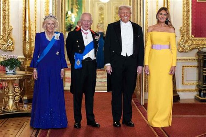 Donald Trump Meeting Queen Elizabeth In London — PICS