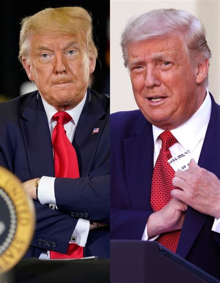 Donald Trump Debuts More Natural Gray Hair Amid Pandemic & Twitter Says It’s Now ‘Less Orange-Yellow’