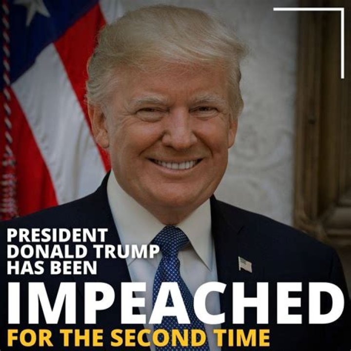 Donald Trump Impeached By House For 2nd Time After Capitol Hill Insurrection