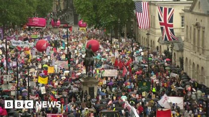 Trump Protests in London — PICS