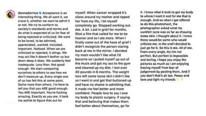 Donna D’Errico Rocks Thong Onesie & Talks Plastic Surgery: Photo – Hollywood Life