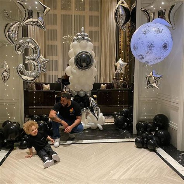 Drake Celebrates Son Adonis’ 3rd Birthday With Balloons & Smiles In Rare Pic: ‘Young Stunna’
