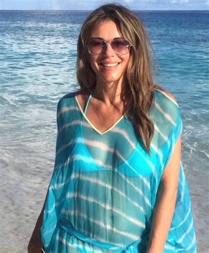 Elizabeth Hurley, 55, Looks Radiant In A ‘Glorious’ Paisley Bikini At The Beach — See Pic