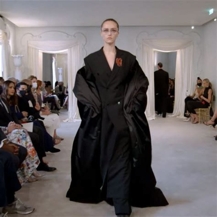 Kamala Harris’ Stepdaughter Ella Emhoff Rocks Black Suit During Balenciaga’s Paris Runway Show
