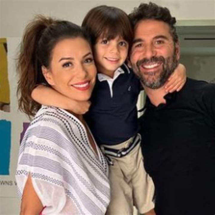Eva Longoria & Jose Baston’s Son Santiago, 1, Looks Adorable In A T-Shirt With Their Photo On It