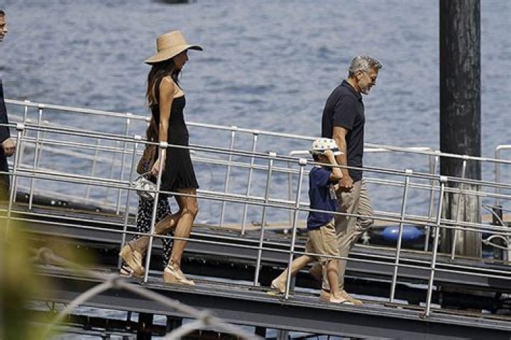 George Clooney, Wife, Amal, & Their Twins Enjoy Boat Ride: Photos – Hollywood Life