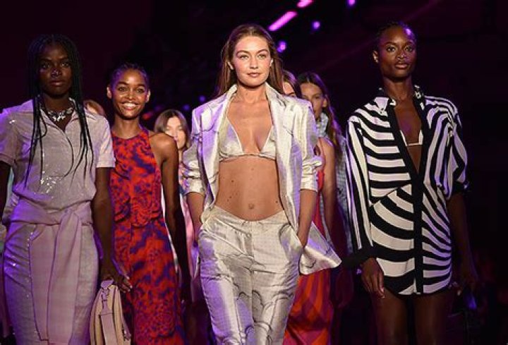 Gigi Hadid Struts Down The Runway In Silk Bikini Top For Brandon Maxwell Show At NYFW – Photos