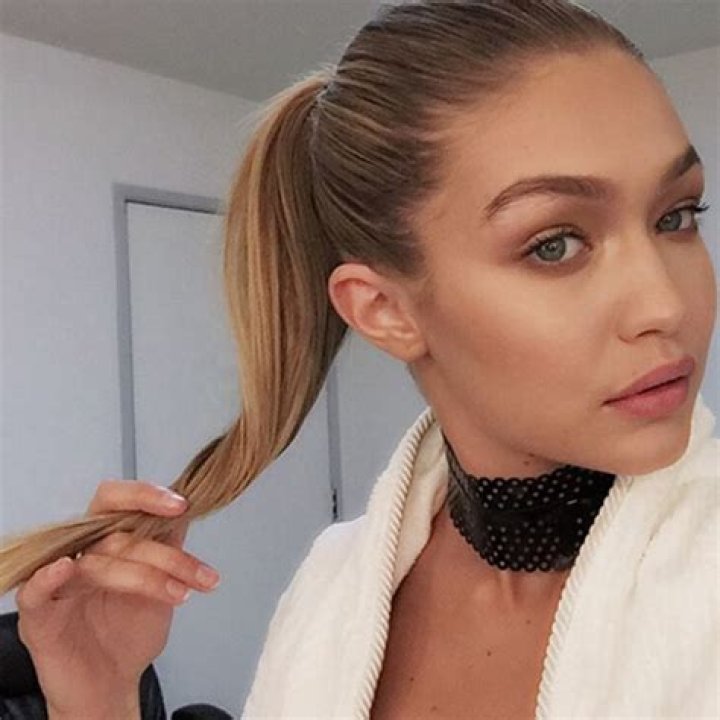 Gigi Hadid’s Ponytail Hairstyle — How To Copy Her Easy Slicked-Back Look – Hollywood Life