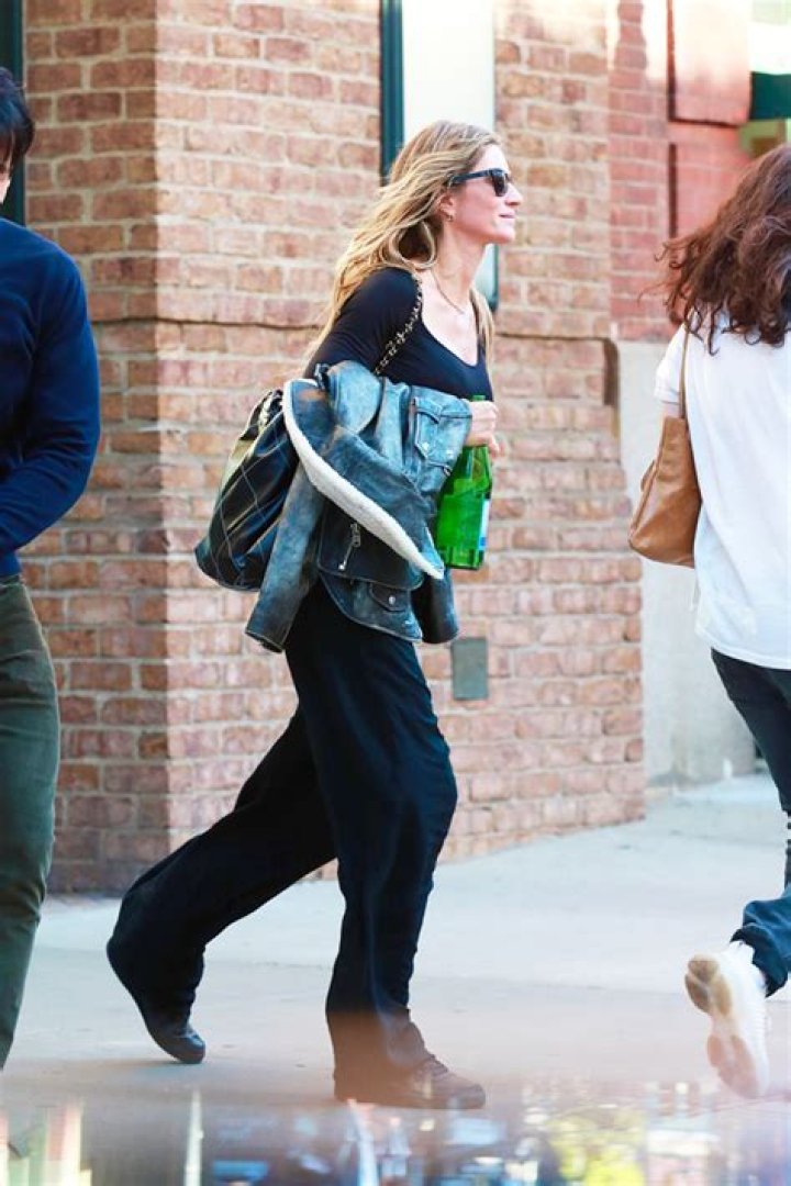 Gisele Bundchen Rocks Black Jumpsuit As She Jets Out Of NYC After Tell-All Interview About Tom Brady Split