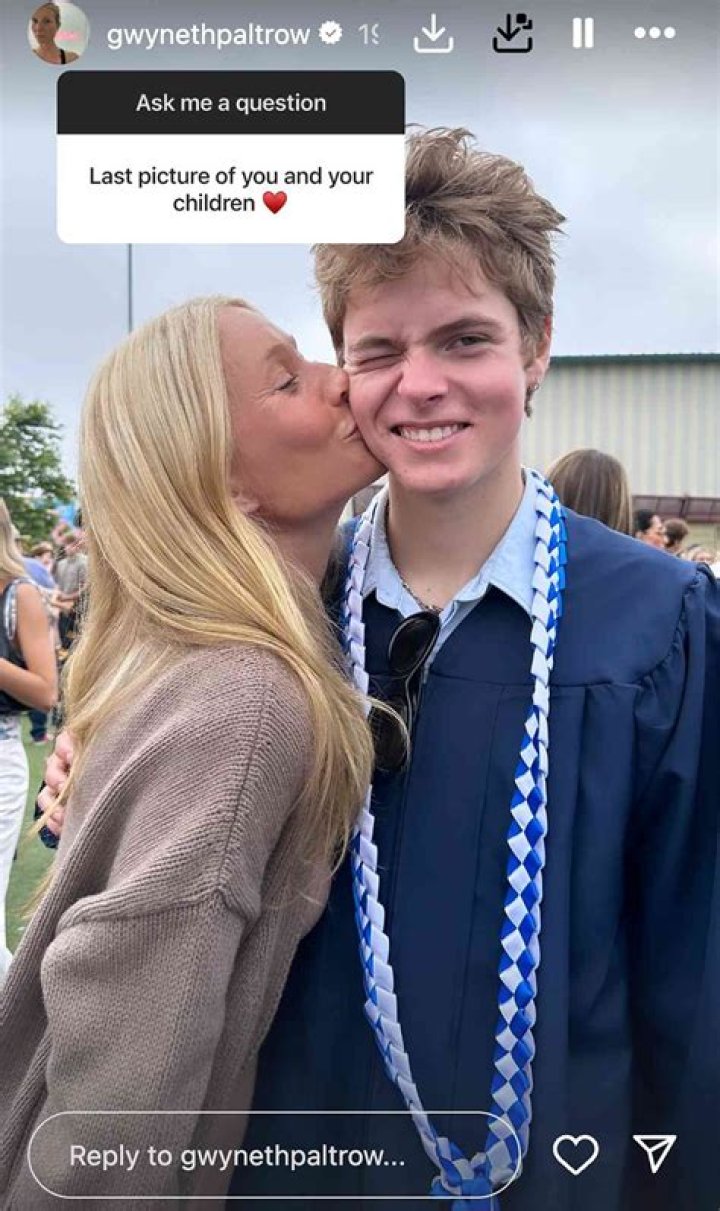Gwyneth Paltrow & Ex Chris Martin Reunite for Son Moses’ Graduation