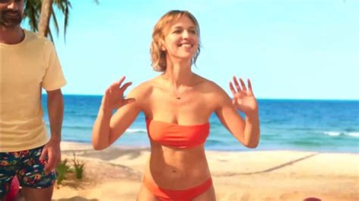 Hailey Baldwin’s Neon Orange Bikini Is Perfect For Summer & Is Currently On Sale For Under $100