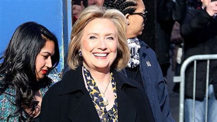 Hillary Clinton Goes Makeup Free While Wearing Protective Face Gear & Urges Americans To Vote — Pic