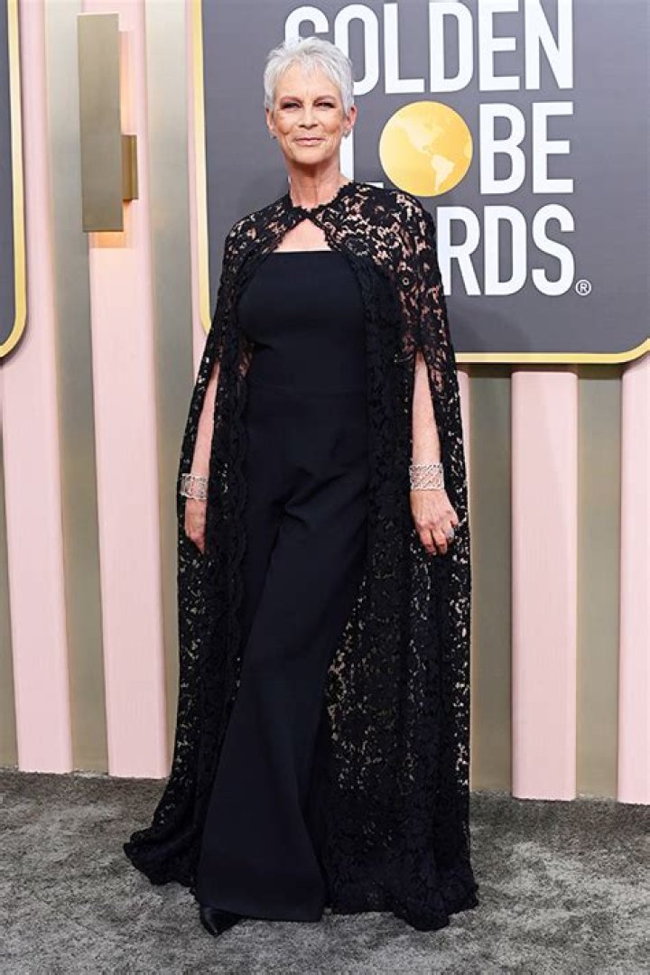 Jamie Lee Curtis Attends Golden Globes 2023 In A Black Jumpsuit – Hollywood Life