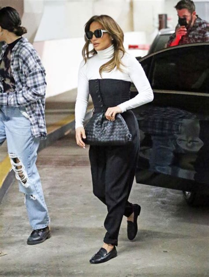 J.Lo Rocks Sexy Strapless Pantsuit For Matinée Movie Date With Ben Affleck — Photos