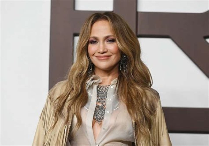 Jennifer Lopez Wows in Sexy Golden Rose Bra & Pantsuit at ‘This Is Me…Now: A Love Story’ Premiere