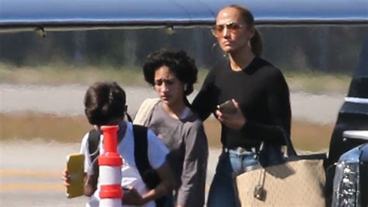 Jennifer Lopez & Twins Max & Emme, 13, Are Seen Boarding A Private Plane Amid Ben Affleck Reunion